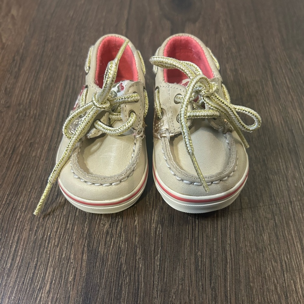 Baby Girl Sperry Boat Shoes - size 1 (baby)